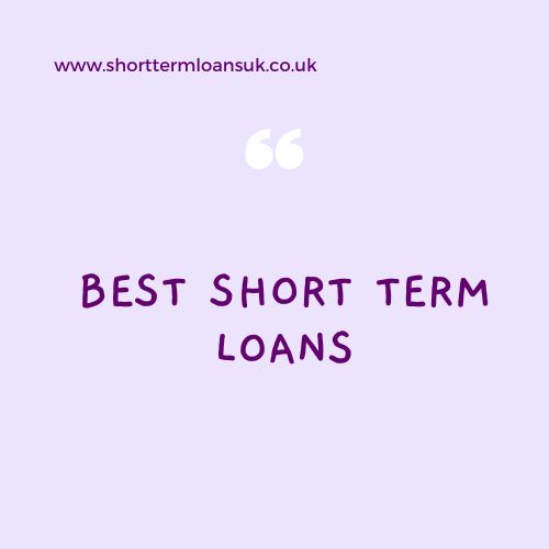 Image of the words "best short term loans"